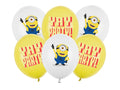Lateksa baloni 30 cm, Minions, dažādas krāsas (Strong Balloons, Minions, mix)