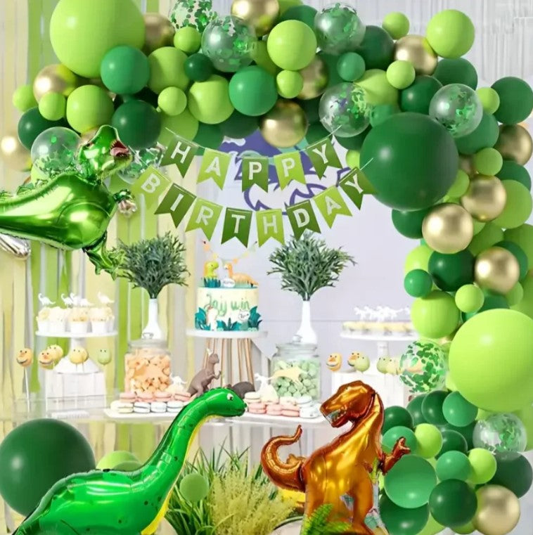 Dinozauru balonu komplekts