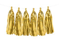 Taseļu virtene, zelts (Tassel garland, gold)