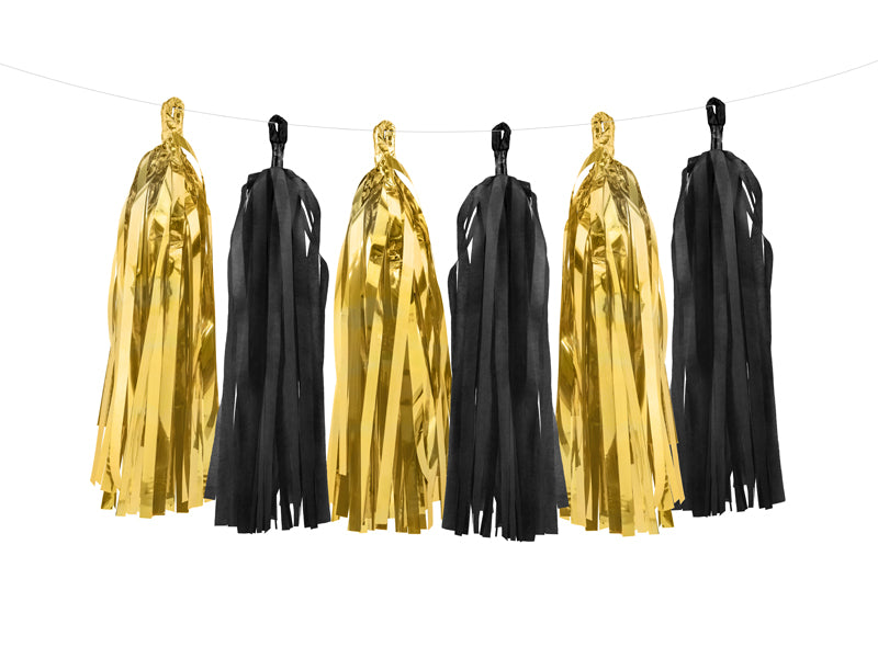 Taseļu virtene, dažādas krāsas (Tassel garland, mix)