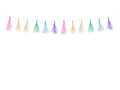 Taseļu virtene, dažādas krāsas, 1.2m (Tassel garland, mix, 1.2m)